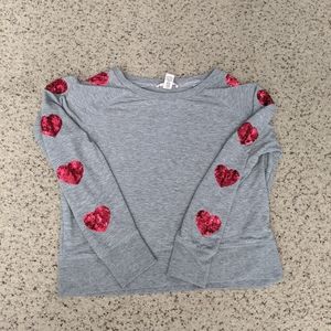 Victoria's Secret heart sweatshirt